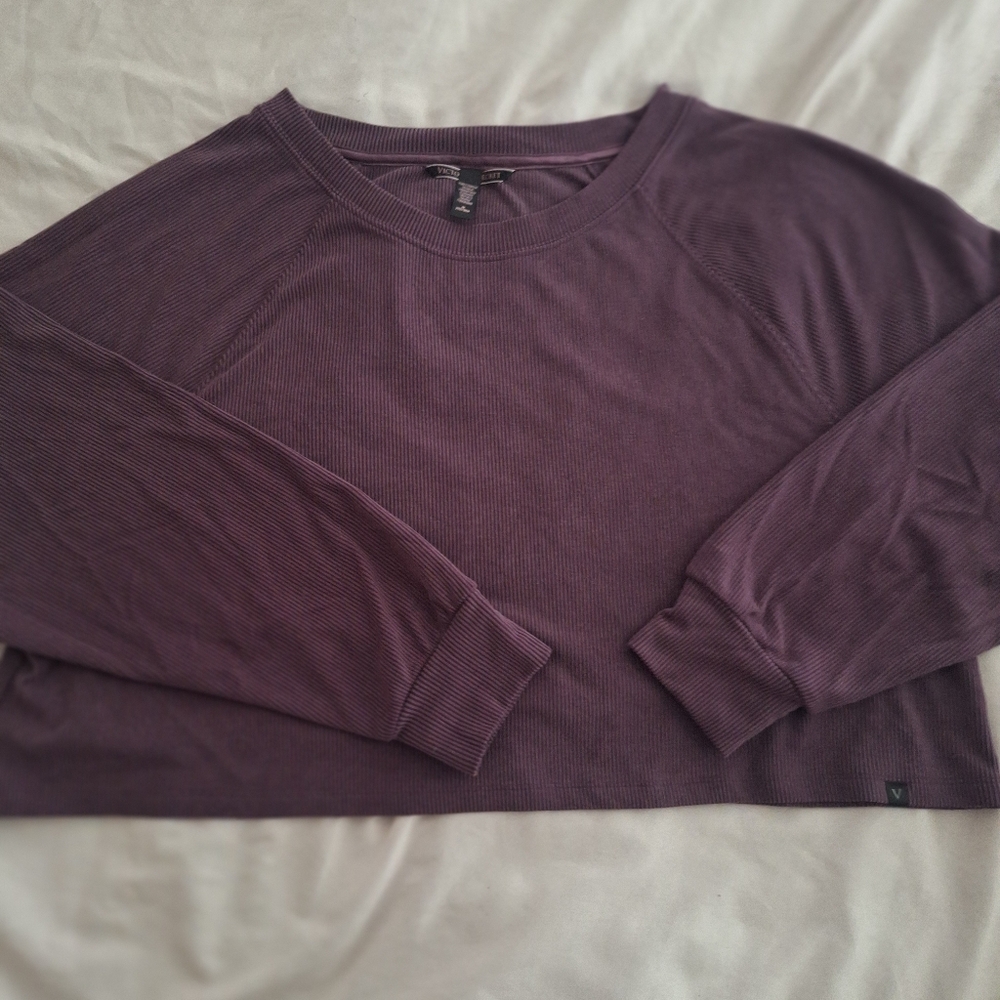 Victoria's Secret Ribbed Plum Top